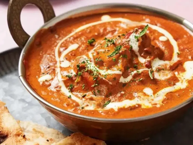 Butter chicken at Chutney Express in Edmonton